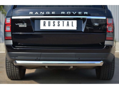 Защита заднего бампера 76 мм РусСталь для Land Rover Range Rover 2012-2021