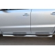 Пороги труба с накладками 76 мм вариант 1 РусСталь для Volkswagen Amarok 2013-2016