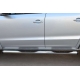 Пороги труба с накладками 76 мм вариант 2 РусСталь для Volkswagen Amarok 2013-2016