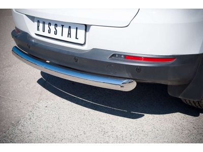 Защита заднего бампера 76 мм РусСталь для Volkswagen Tiguan 2011-2016 VGZ-000986