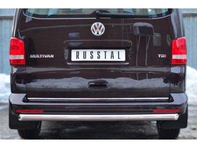 Защита заднего бампера 63 мм РусСталь для Volkswagen Transporter 2009-2015