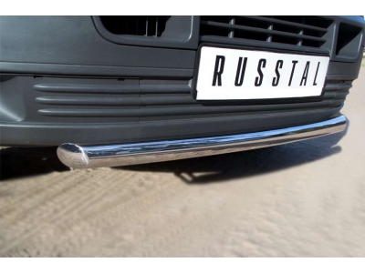 Защита переднего бампера 63 мм РусСталь для Volkswagen Transporter 2003-2009