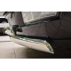 Защита передняя овальная двойная 75х42 мм РусСталь для Cadillac Escalade 2006-2021