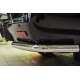 Защита заднего бампера уголки 76 мм РусСталь для Cadillac Escalade 2006-2021