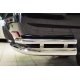 Защита задняя двойные уголки 76-42 мм РусСталь для Cadillac Escalade 2006-2021