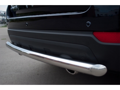 Защита заднего бампера 63 мм дуга РусСталь для Chevrolet Captiva 2011-2013