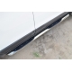 Пороги труба с накладками 76 мм вариант 1 РусСталь для Chevrolet Captiva 2013-2016