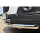Защита переднего бампера двойная 63-42 мм РусСталь для Chevrolet Captiva 2013-2016