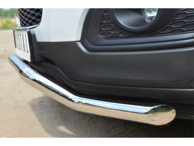Защита переднего бампера волна 63 мм РусСталь для Chevrolet Captiva 2013-2016