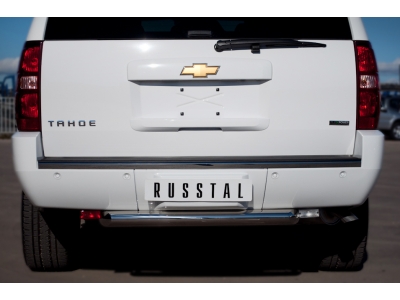 Защита заднего бампера 76 мм РусСталь для Chevrolet Tahoe 2006-2014 CTHZ-000931