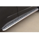 Пороги с площадкой алюминиевый лист 42 мм РусСталь для Chevrolet TrailBlazer 2013-2016