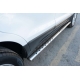 Пороги труба овальная с проступью 75х42 мм РусСталь для Ford EcoSport 2014-2021