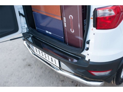 Защита заднего бампера 63 мм секции РусСталь для Ford EcoSport 2014-2018