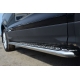 Пороги с площадкой алюминиевый лист 42 мм РусСталь для Ford Kuga 2013-2021
