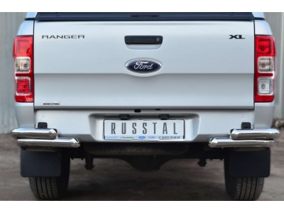 Защита задняя уголки 63 мм РусСталь для Ford Ranger 2012-2015