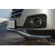 Защита переднего бампера волна 63 мм турбодизель РусСталь для Great Wall Hover H3 2014-2021