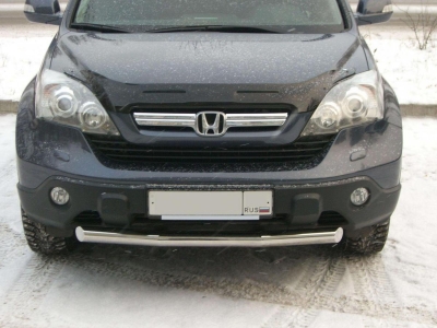Защита переднего бампера 63 мм РусСталь для Honda CR-V 2007-2012