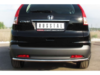 Защита заднего бампера 42 мм РусСталь для Honda CR-V 2012-2015