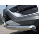 Защита передняя двойная 63-75х42 мм РусСталь для Honda CR-V 2015-2021