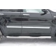 Защита штатных порогов 76 мм с накладкой вариант 1 РусСталь для Jeep Grand Cherokee 2010-2013