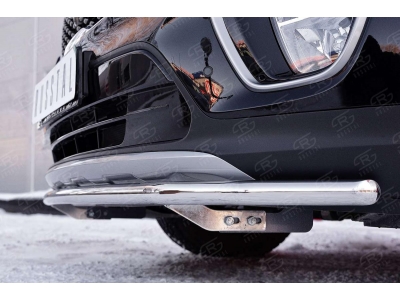 Защита переднего бампера 42 мм РусСталь для Kia Sorento Prime 2015-2017
