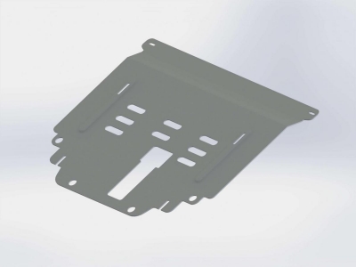 Защита картера Руссталь алюминий 4 мм для Kia Sorento Prime 2015-2021