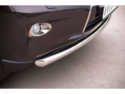 Защита переднего бампера 63 мм дуга РусСталь для Lexus RX270/350/450 2009-2015
