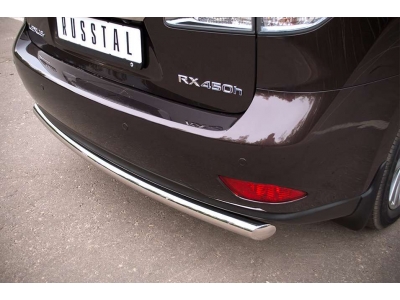 Защита заднего бампера 63 мм дуга РусСталь для Lexus RX270/350/450 2009-2015