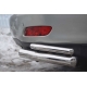 Защита задняя двойные уголки 76-42 мм РусСталь для Lexus RX-300/330/350 2003-2008