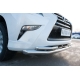 Защита передняя двойная с секциями 63-42 мм РусСталь для Lexus GX460 2014-2019