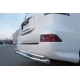 Защита задняя двойные уголки 63-42 мм уголки РусСталь для Lexus GX460 2014-2019
