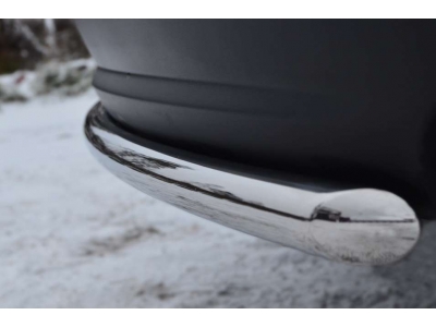 Защита заднего бампера 42 мм РусСталь для Mazda CX-5 2011-2015