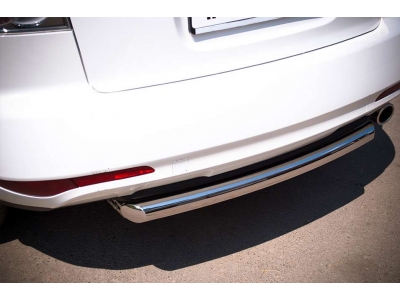 Защита заднего бампера 63 мм РусСталь для Mazda CX-7 2010-2013