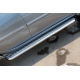 Пороги с площадкой алюминиевый лист 63 мм РусСталь для Mitsubishi L200 2014-2015