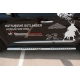 Пороги труба овальная с проступью 120х60 мм РусСталь для Mitsubishi Outlander 2015-2019