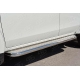 Пороги с площадкой алюминиевый лист 42 мм вариант 1 РусСталь для Mitsubishi L200 2015-2021