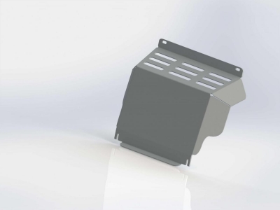 Защита радиатора Руссталь алюминий 4 мм для Mitsubishi L200/Pajero Sport 2015-2020