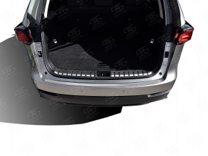 Накладка на задний бампер Russtal, зеркальная для Lexus NX № LEXNXN-003487