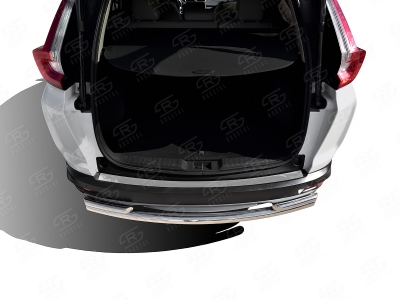 Накладка на задний бампер Russtal, зеркальная для Honda CR-V № HCRVN-003484