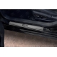 Накладки на пороги Russtal, шлифованные с логотипом для Lexus ES 2018-2021