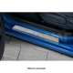 Накладки на пороги Russtal шлифованные с надписью на седан для Lada Vesta 2015-2021