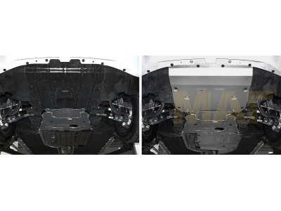 Новая машина!Защита радиатора, картера, КПП и РК Rival для BMW X5 G05 (30d; 40i; M50d) 2018-2019/X7 G07 (30d; 40i; M50d) 2019-2019, алюминий 4 мм, с крепежом