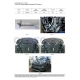 Защита переднего бампера усиленная Rival 57 мм для Kia Sportage 2018-2019