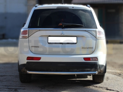 Защита заднего бампера 53 мм для Mitsubishi Outlander 2012-2014