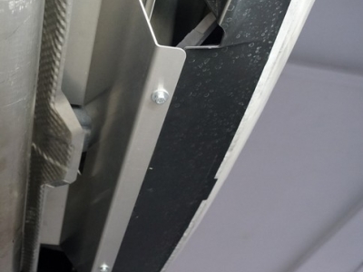 Защита заднего бампера алюминий 2 мм для Toyota RAV4 № ZKTCC00423