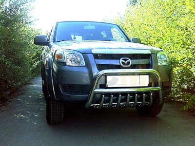 Кенгурятник передний с защитой 60 мм для Mazda BT-50 2006-2011
