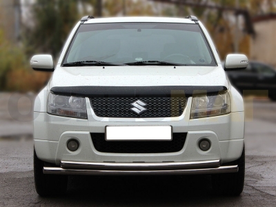 Защита передняя двойная 60-53 мм для Suzuki Grand Vitara 2008-2011