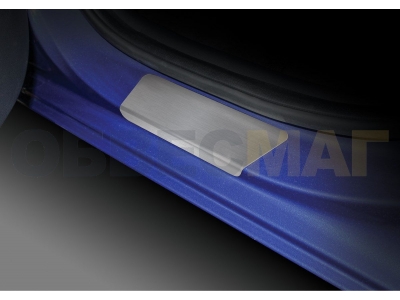 Накладки на пороги Rival, 4 шт для Hyundai Elantra 2019-2021