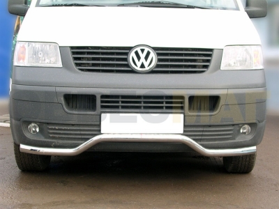Защита переднего бампера Сити Гард без листа защиты картера для Volkswagen T5 № WLT5 1.2
