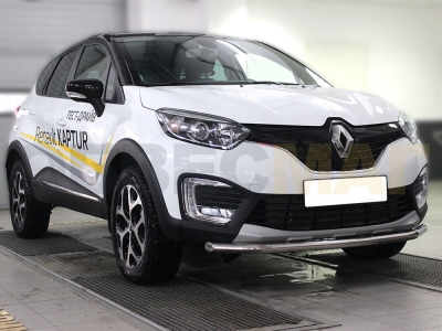 Защита переднего бампера 53 мм для Renault Kaptur 2016-2021